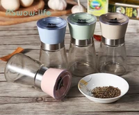 manual pepper grinder glass granule grinder seasoning bottle creative home kitchen supplies condimentos conteiner