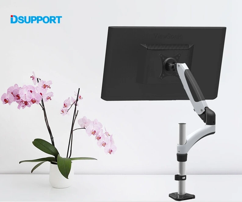 Настольное крепление на газлифтовой пружине GM112C гибкий держатель для ЖК