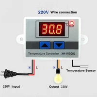 xh w3001 10a digital temperature controller 12v 24v 220v quality thermal regulator thermocouple thermostat with lcd display