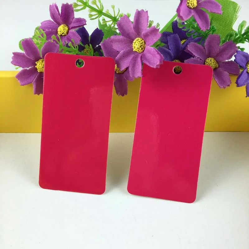 100 шт./лот цветная Квадратная Головка гребешка подвесная чистая крафт бумага