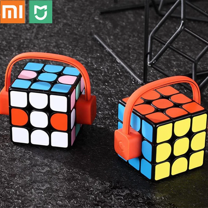 Xiaomi mijia Giiker Супер smart cube приложение remote comntrol Интеллектуальный Магический кубик паззлы обучающая красочная игрушечные лошадки для мужчин женщина