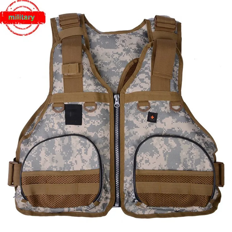 Мужской жилет для рыбалки водной и спортивной безопасности спасательный из пены