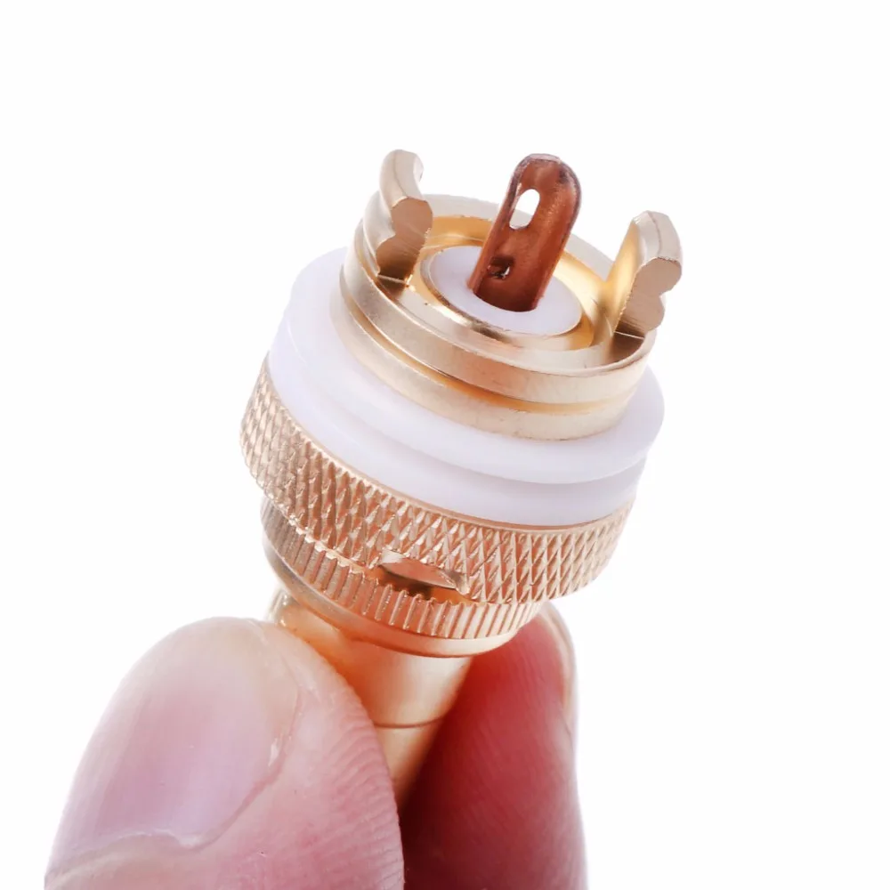 2 шт. медный RCA гнездовой разъем Lotus Audio Socket усилитель блочные разъемы |