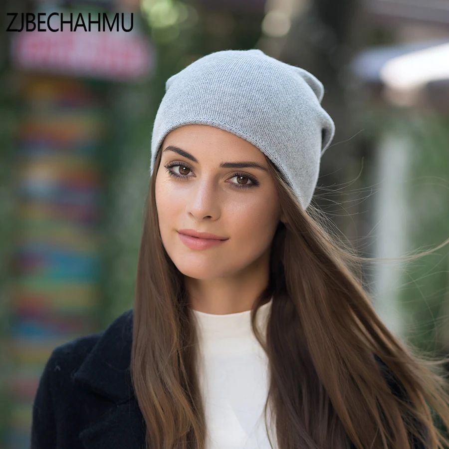 ZJBECHAHMU Шапки мода весна Skullies шапочки шляпу для Для Женщин Девочка Зима хлопок Gorras