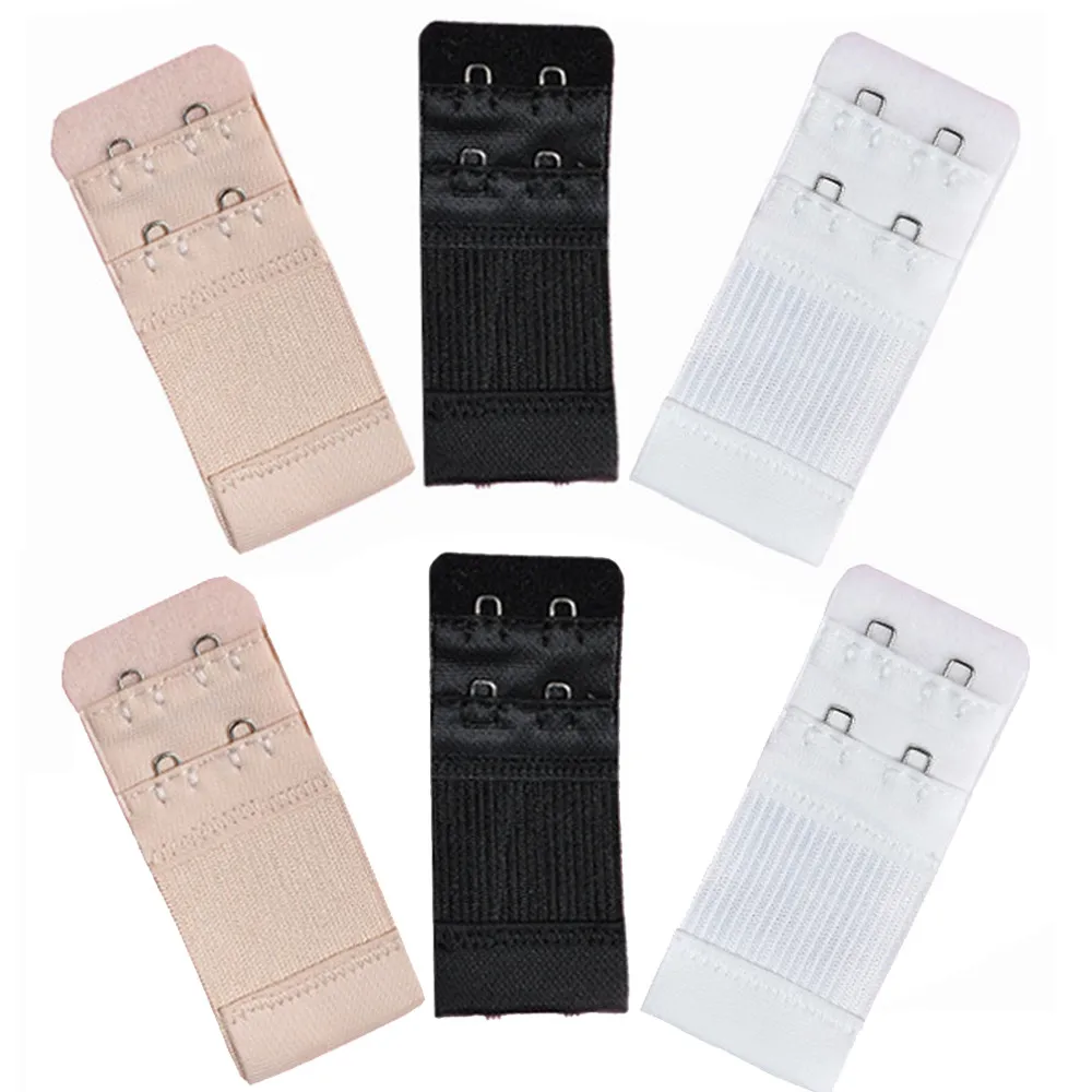 6 шт женское полиэфирное полотно мягкий удобный бюстгальтер 2 крючка удлинитель