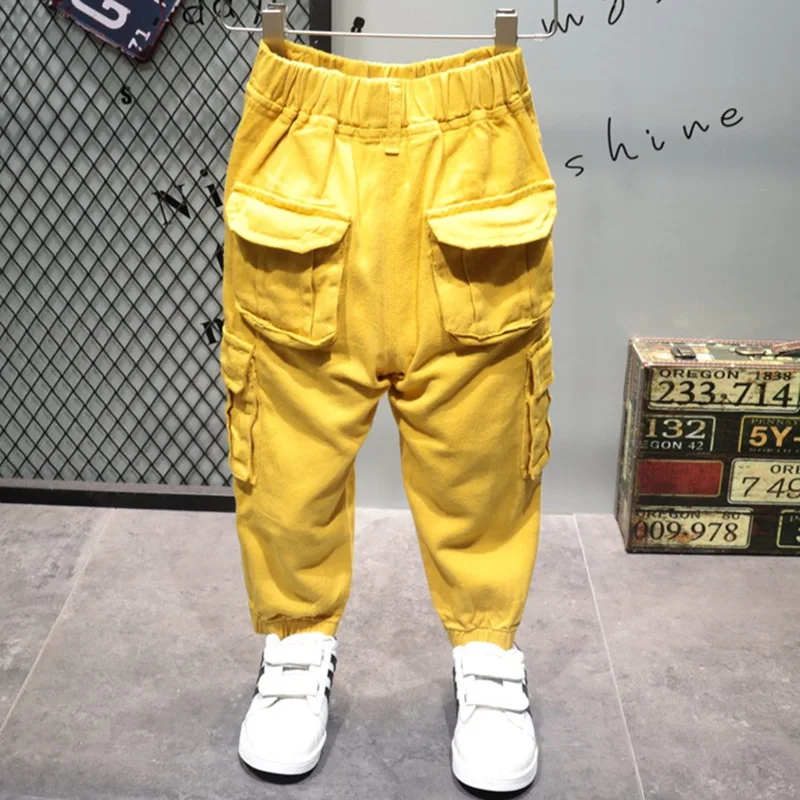 От 2 до 7 лет для мальчиков на весну и осень повседневные хлопковые однотонные