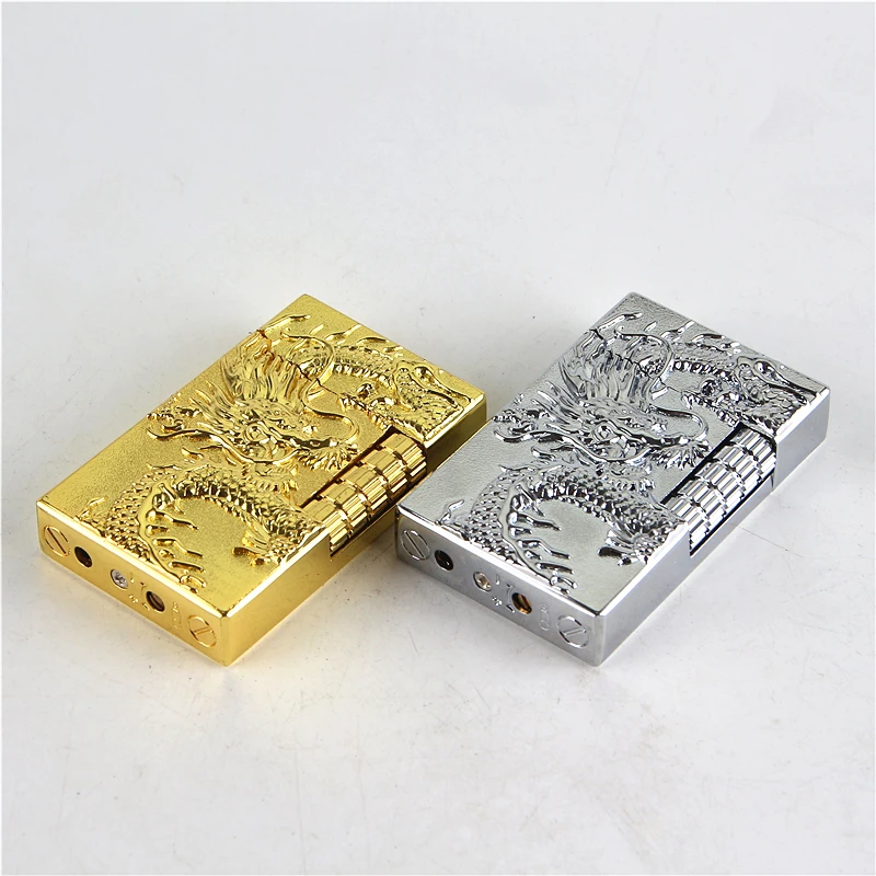 Аксессуары для сигарет Бутановая газовая зажигалка тонкая квадратная Shenlong