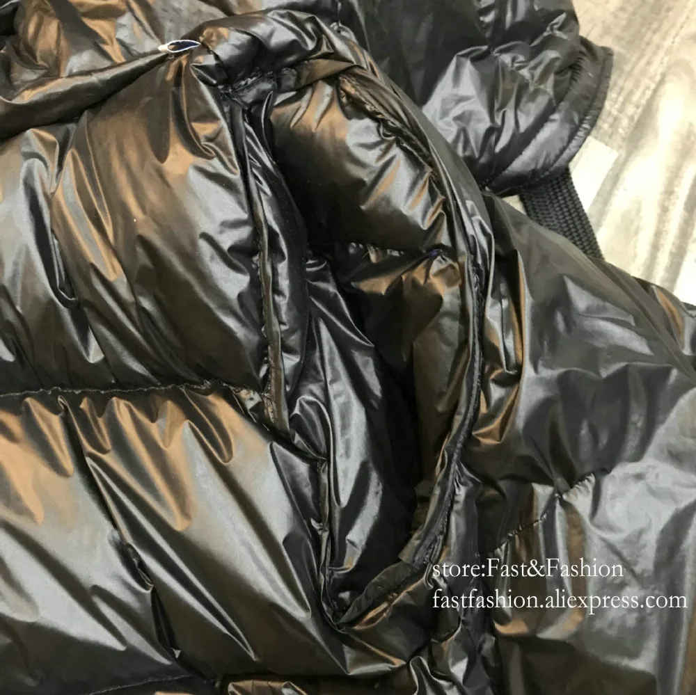 Новые женские зимние толстые теплые 90% белые пуховые пальто с капюшоном, женские парки средней длины с капюшоном, зимняя верхняя одежда, куртки желтого цвета