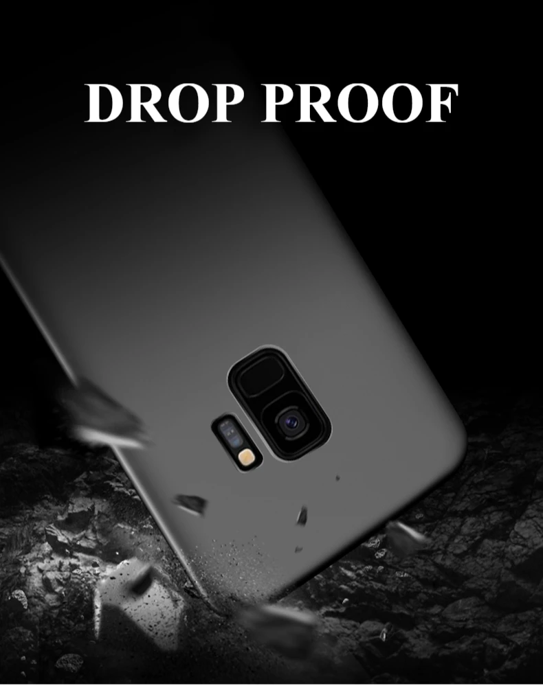 Тонкие Матовые чехлы для samsung A750 A6 A8 плюс J4 J6 J8 Galaxy Note9 S9 S8 плюс Note8 крышка из твердого поликарбоната полный Чехол-сумочка для телефона