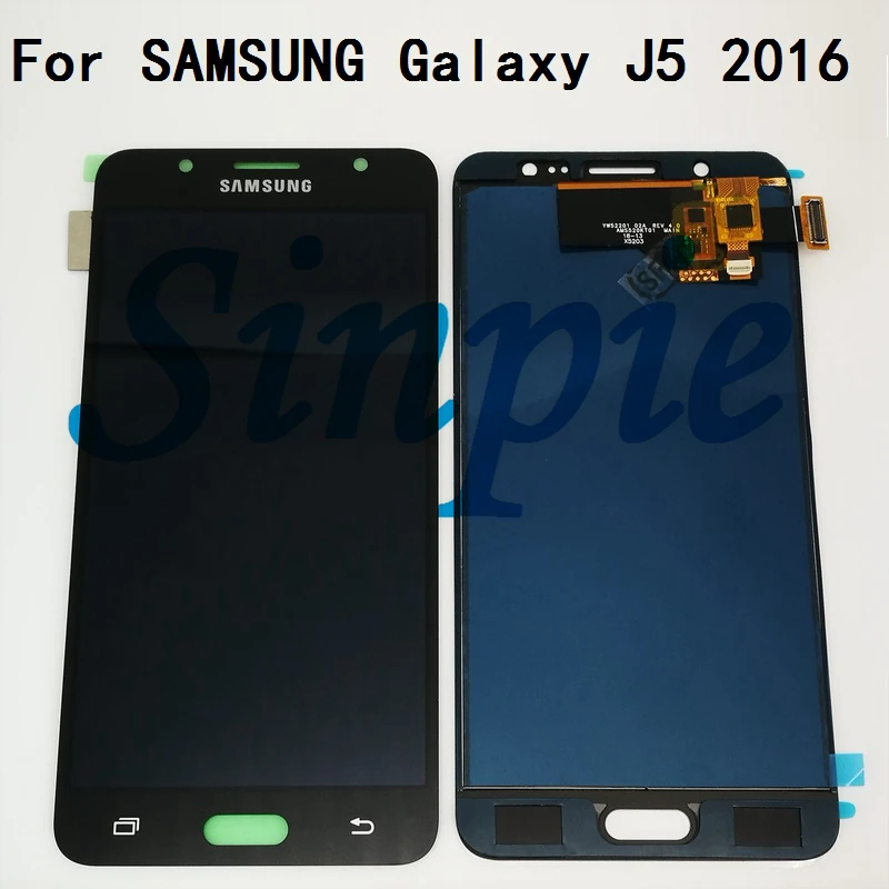 Для samsung Galaxy J510 J510FN J510F J510G J510Y J510M Дисплей Сенсорный экран дигитайзер в сборе для samsung J5 ЖК-дисплей Экран