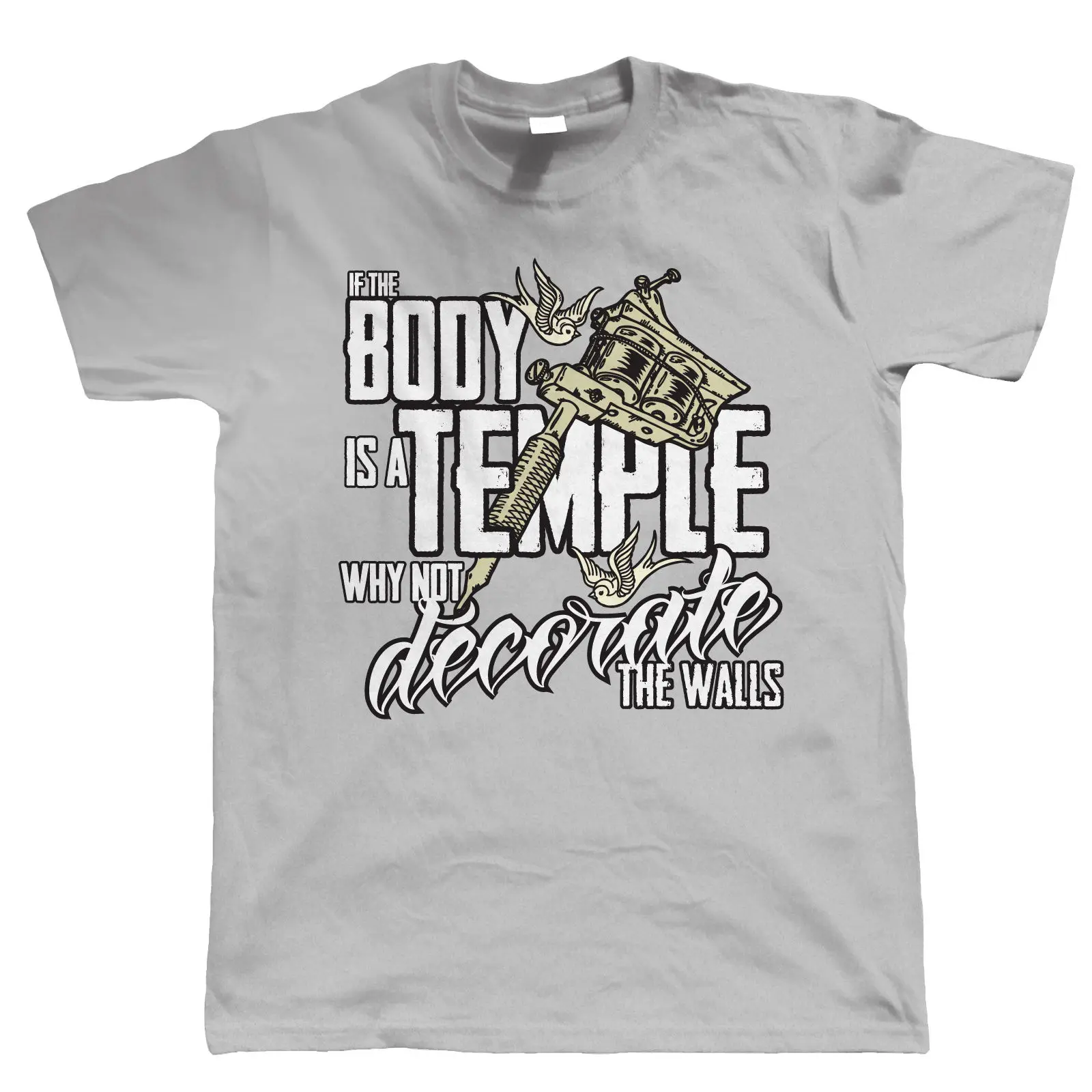 If The Body Is A Temple Мужская татуировочная художественная таттоистская