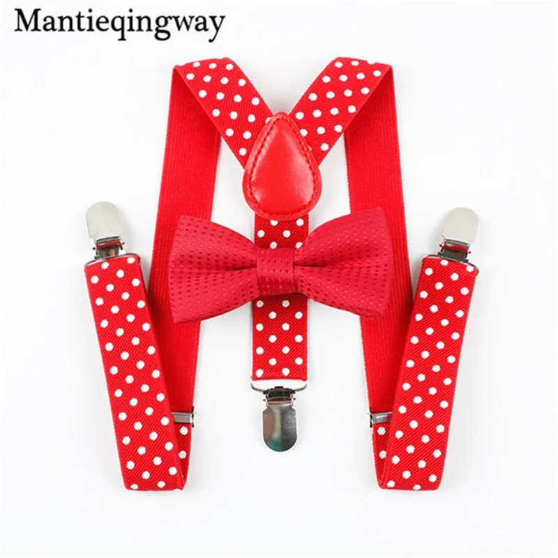 Mantieqingway/комплект с галстуком бабочкой в горошек ярких цветов комплект