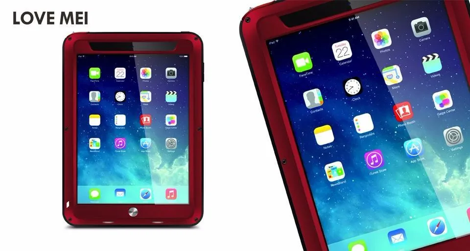 Love Mei защитный чехол водонепроницаемый чехол для iPad Mini 1 2 3 retina Fundas корпус Защита от воды/грязи/ударов/дождя для iPad Mini3