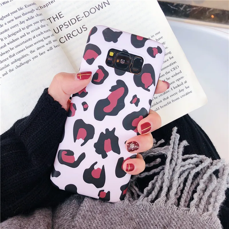 Модный сверкающий яркий леопардовый мягкий чехол для телефона для samsung Galaxy S10 S8 S9 плюс S10E lite розовый чехол для Galaxy Note 8 9 крышка