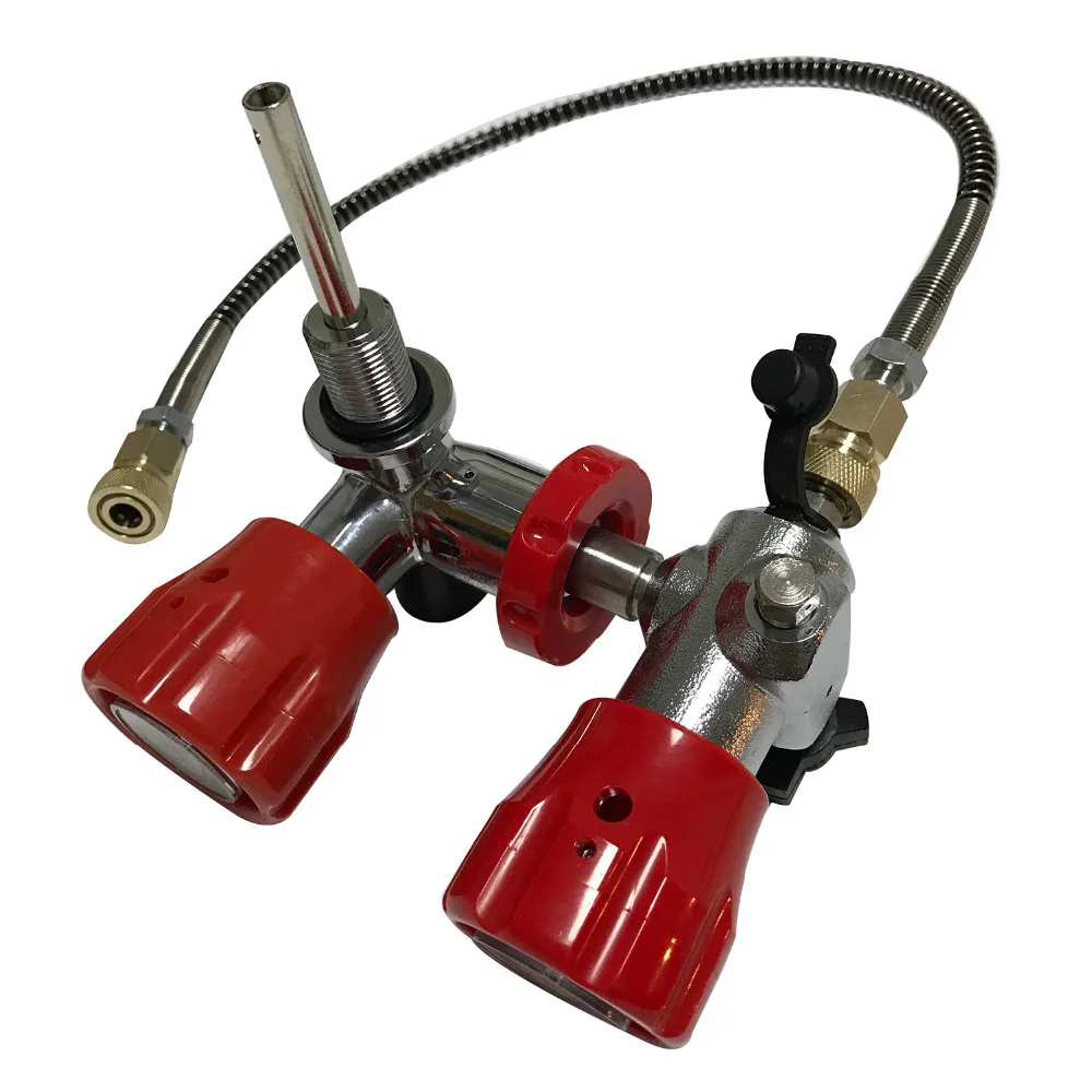 AC109101 9L Hpa Пейнтбол Pcp воздушный бак из углеродного волокна цилиндр 4500Psi резервуар