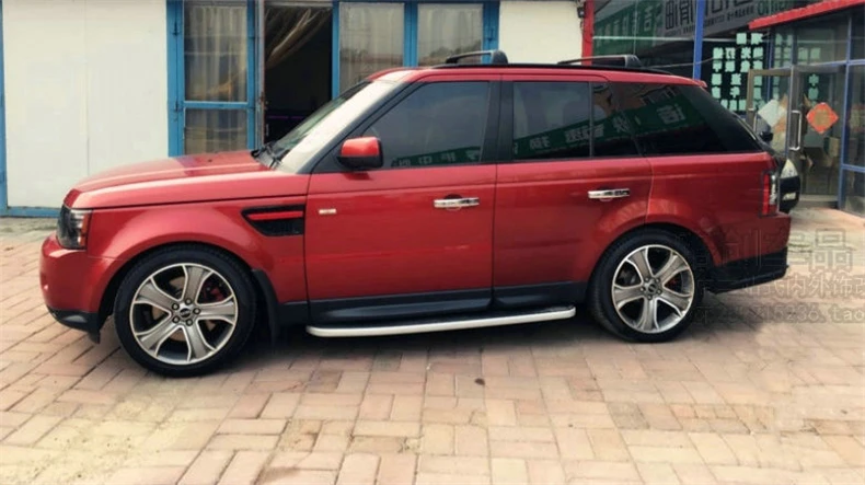 Алюминиевый сплав Багажник На Крышу для Land Rover Range Rover Sport 2009-2013 балка рельсов поддержки для багажа Топ поперечный бар рейку коробки