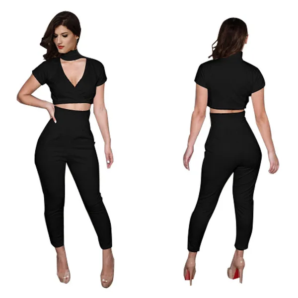 Free shipping white/black jump suit Dress woman with sexy clubwear Sexy Party Bodycon lady's maxi dresses long pants | Женская