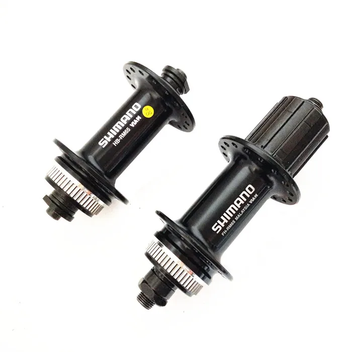 SHIMANO RM66 32-отверстие quick release велосипед центр алюминиевого сплава передней и задней части велосипеда Черный дисковые велосипедные тормозные подшипник