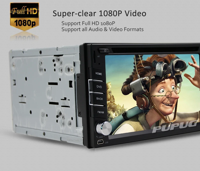 Камера в тире USB APP 6 2 &quotвай фай Авторадио Bluetooth Android 5 1 автомобильный DVD видео