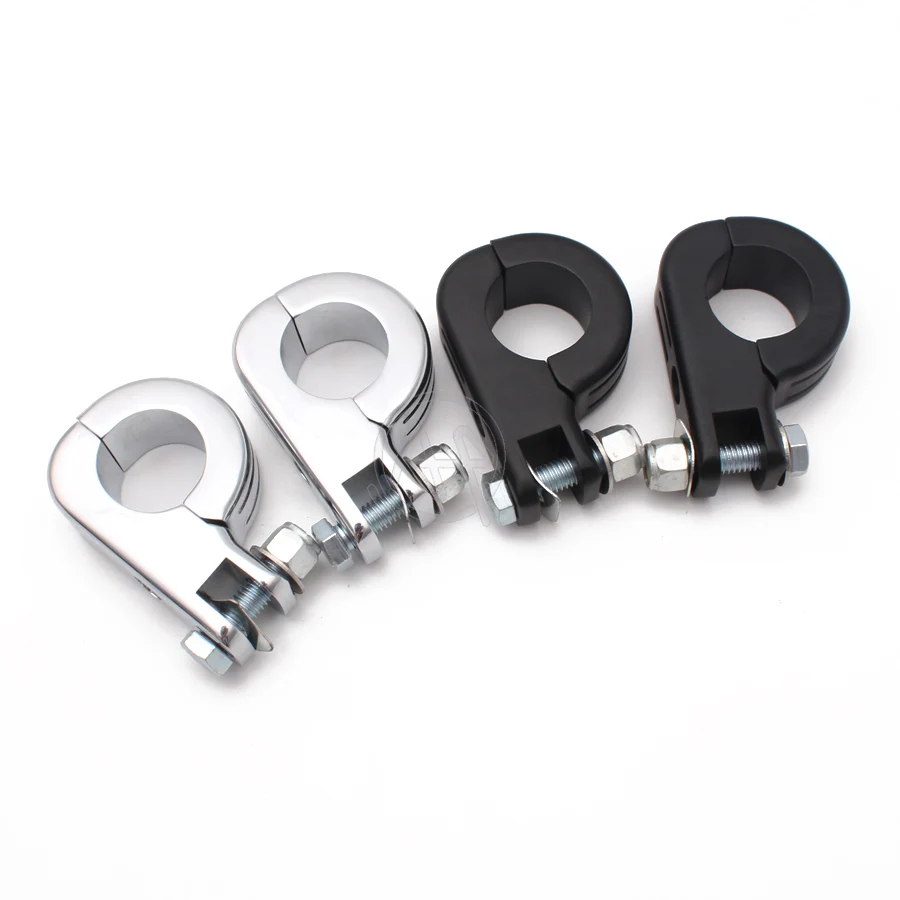 Мотоцикл регулируемый короткий шоссе 38 мм кронштейн для крепления + Подножки Harley