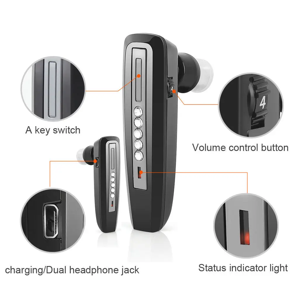 Слуховой аппарат Bluetooth Стиль Перезаряжаемые наушники для тяжелых осенью и зимой S