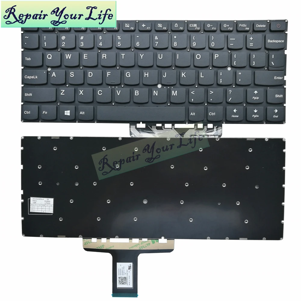 

For Lenovo IdeaPad 710S-13 710S-13IKB 710S-13ISK Air 13 Pro US Keyboard P/N:SN20K82341 SG-83400-XUA PM2C-US new wholesales
