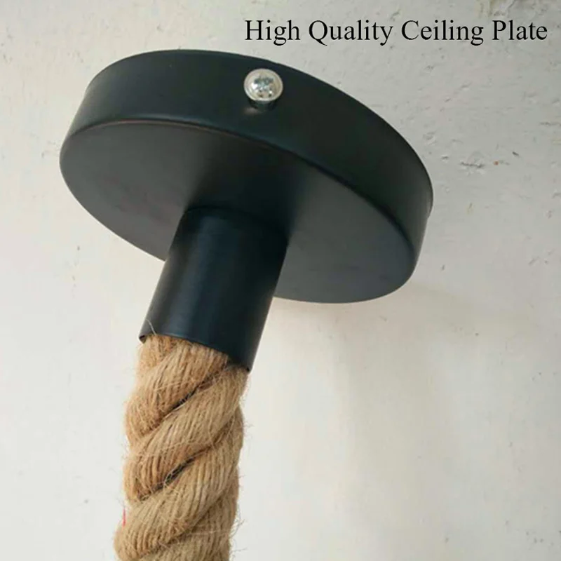 Веревочный подвесной светильник Livewin лофт в деревенском стиле подвесное