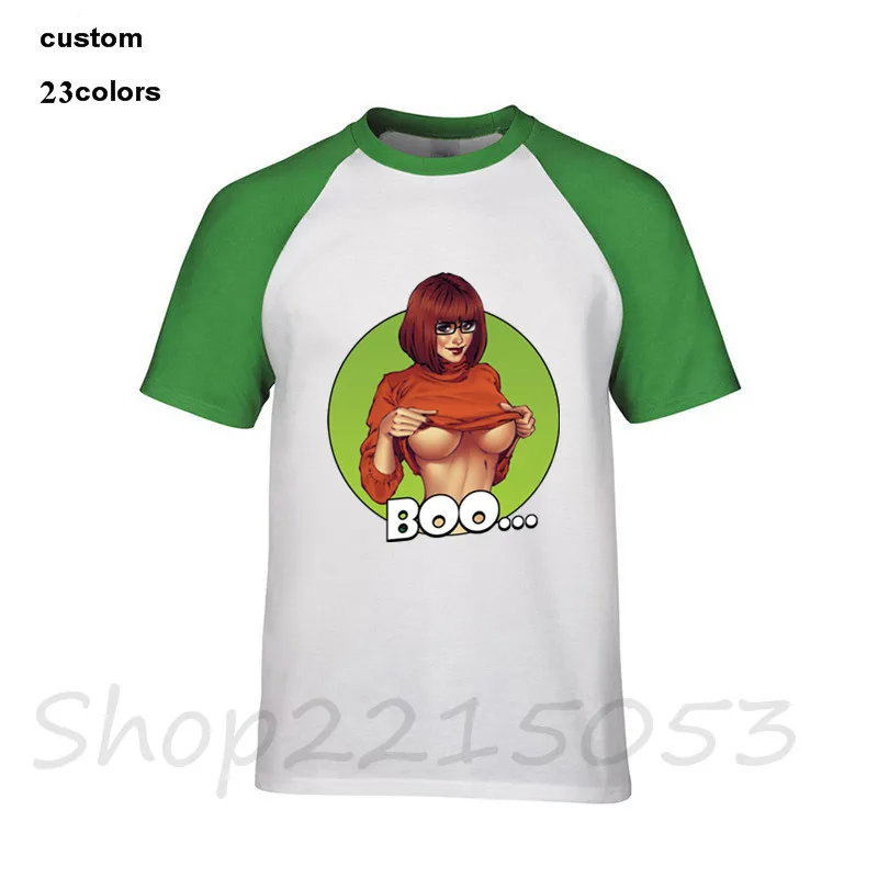 2019 уличная одежда Velma Boo Горячая сексуальная ahegao мужские Забавные футболки фильм