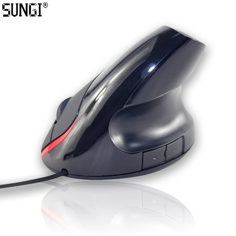

Wired Computer Mouse Healthy USB Wired Ergonomic Vertical Mouse Optical Mice for PC