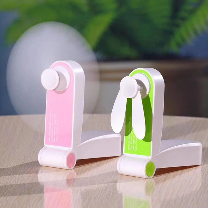 Мини USB карманный Веер Складной электрический портативный Держать маленькие вентиляторы оригинальные маленькие домашние электроприборы Настольный Электрический вентилятор