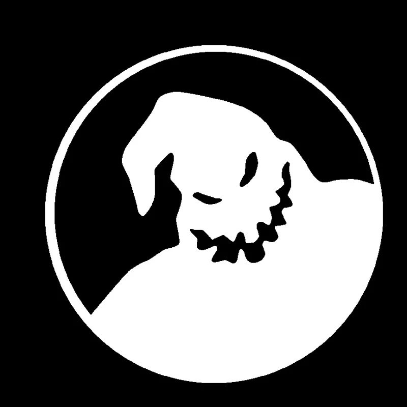 13 6 см * кошмарная модная Виниловая наклейка для автомобиля черная/Серебристая