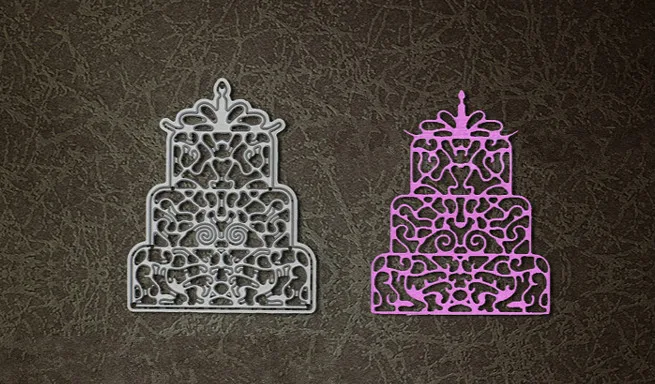 

metal New beauty wedding cake Cutting Dies Stencils for DIY Scrapbooking photo album Decorative Embossing DIY Paper Cards