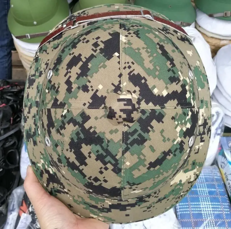 Вьетнамская армейская шляпа NVA VIETCONG VC PITH HELMET EXPLORER камуфляжная кепка со звездой |