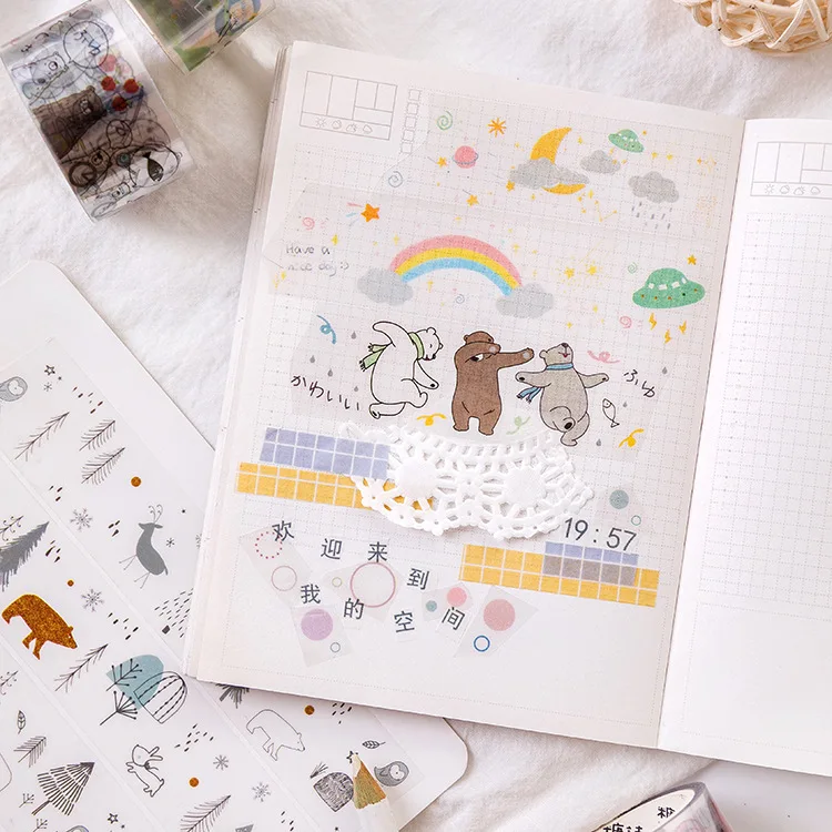 Лесная поездка васи лента Сделай Сам Украшение скрапбукинг планировщик