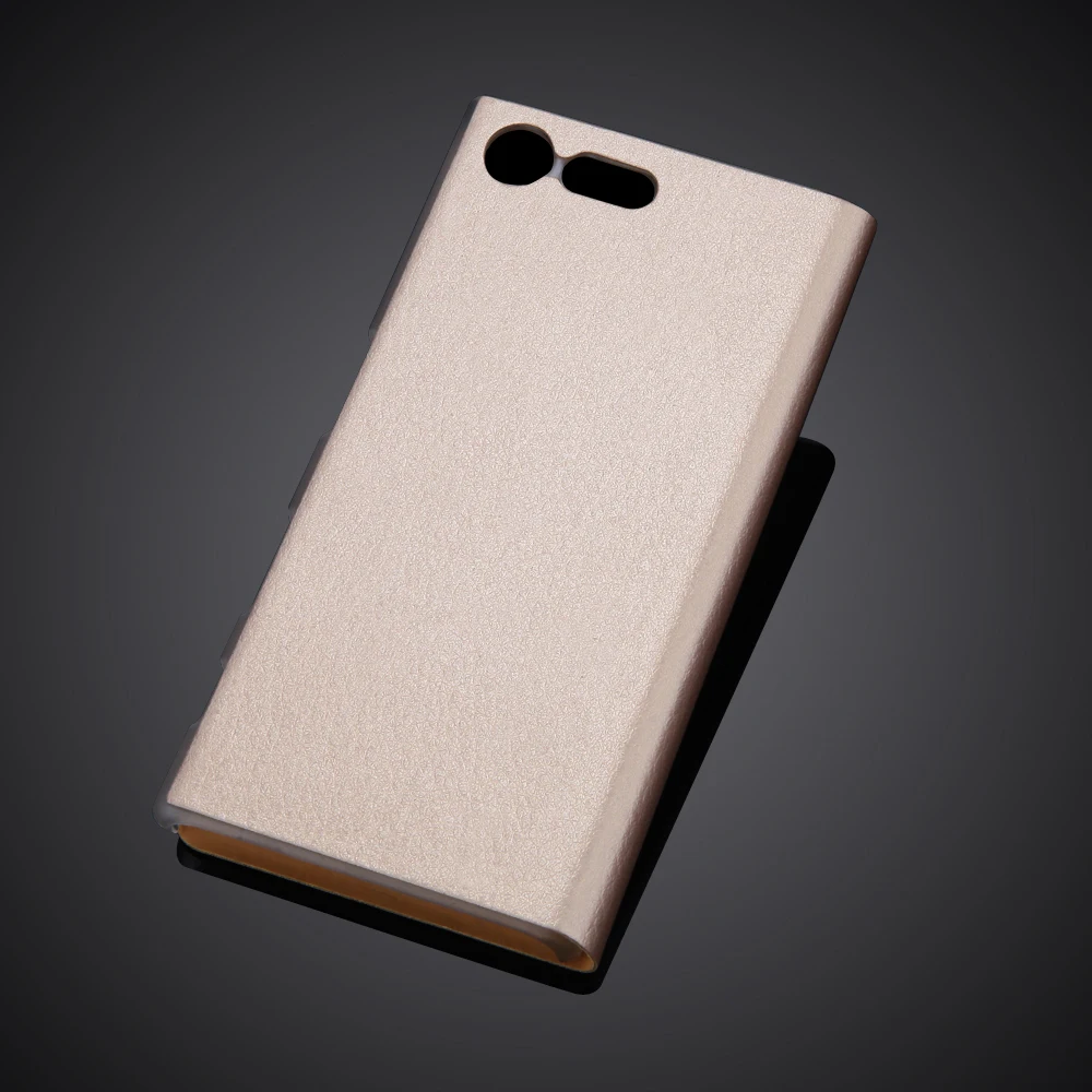 Флип-кейс с окошком для Sony Xperia X Compact PU кожаный чехол телефона Противоударная