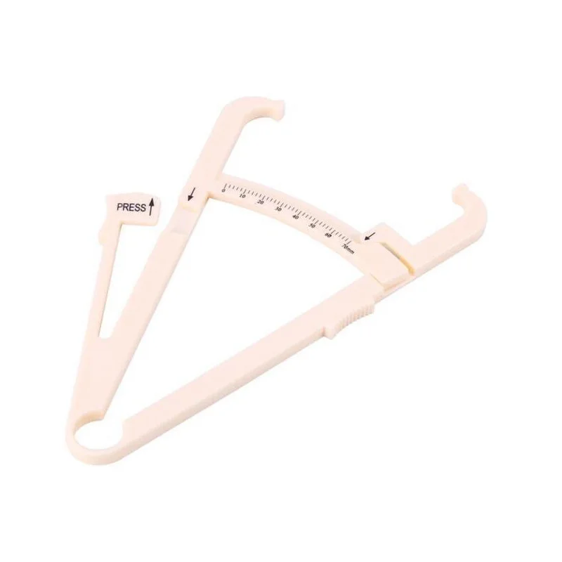 Body Fat Caliper Tester Personal Measurement Tool Plastic Analysis Instrument 0-70mm Clamp Meter | Инструменты