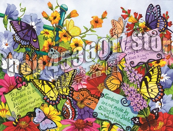 

5D DIY Diamond Embroidery Butterfly Oasis Flowers Summer Diamond Mosaic Full Diamond Painting Kit Home Decor Gift Christmas