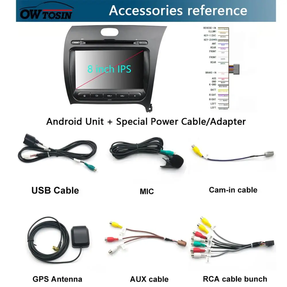 " ips 1920*1080 8 Core 4G ram+ 64G rom Android 9,0 автомобильный dvd-плеер Для Киа церато Форте K3 2013 DSP радио gps Parrot BT