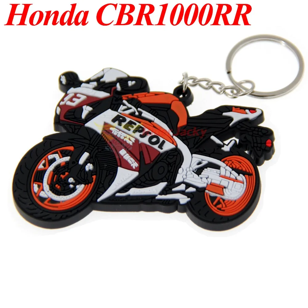 Модель мотоцикла форма мягкий резиновый брелок для Ducati kawasaki BMW Suzuki Yamaha Honda с