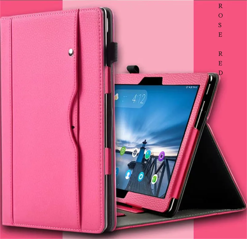 Rose Red Чехол-подставка для lenovo Tab E10 TB-X104 TB-X104F из искусственной кожи чехол-подставка для lenovo TabE 10 10,1'' - Цвет: Rose Red