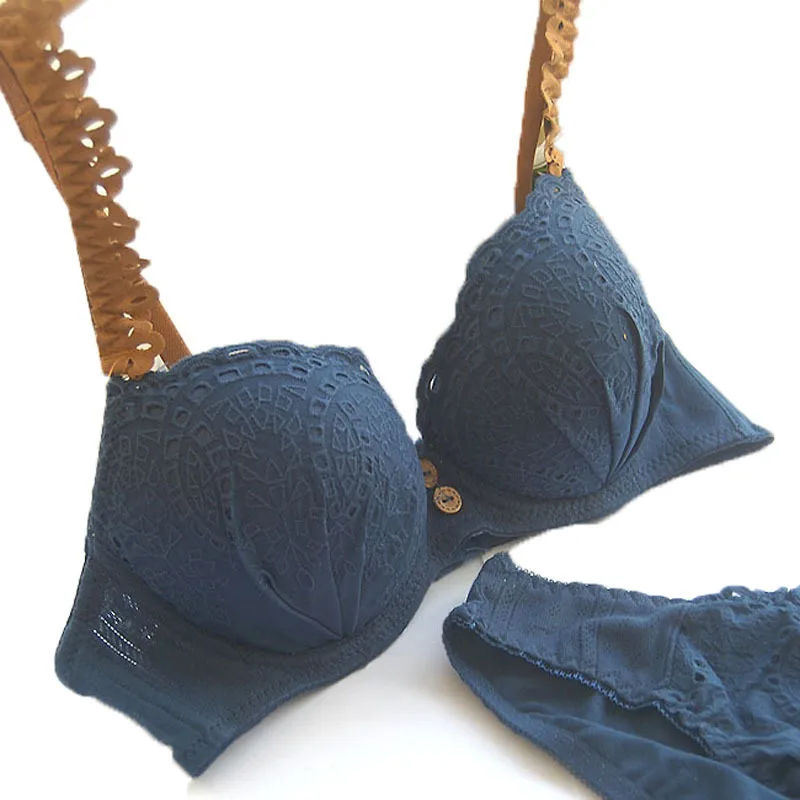 3 цвета набор бюстгальтеров с вышивкой сексуальный комплект для молодых девушек