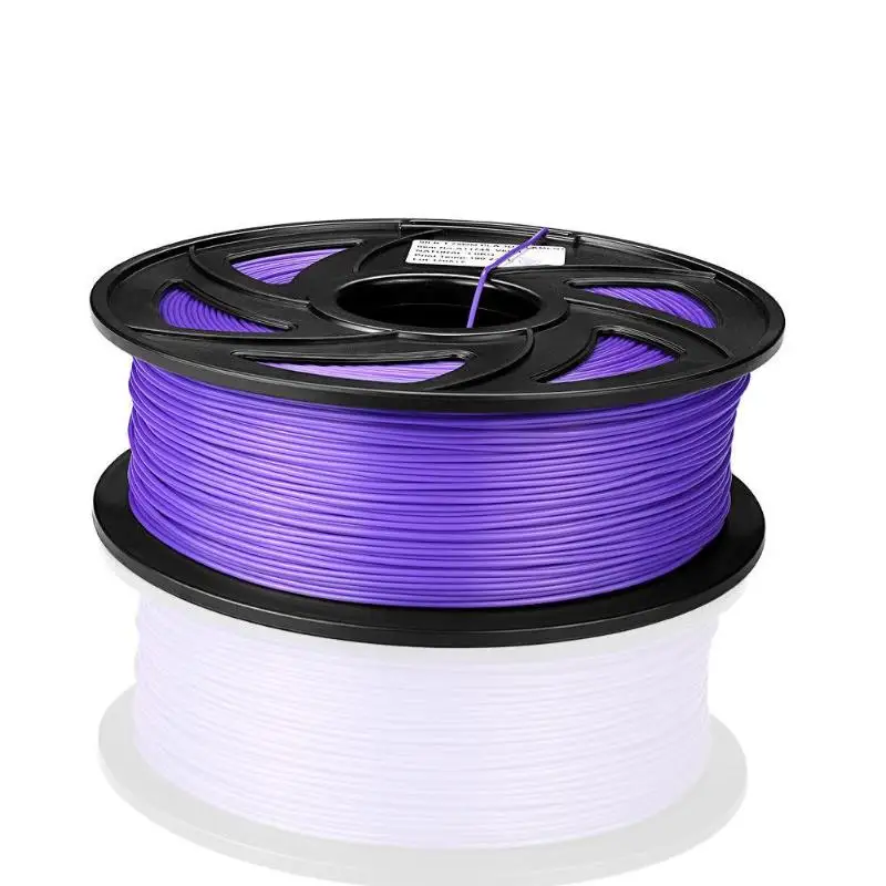 3d принтер PLA 1,75 мм/3 мм нить принтера-с катушкой 1 кг/0,5 K - Цвет: Purple