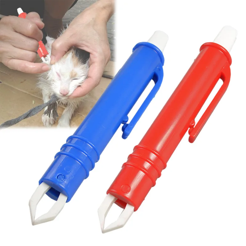 Пластик Pet клип Пинцет Блошиный очистки гаджет для собак кошка Tick Remover домашних