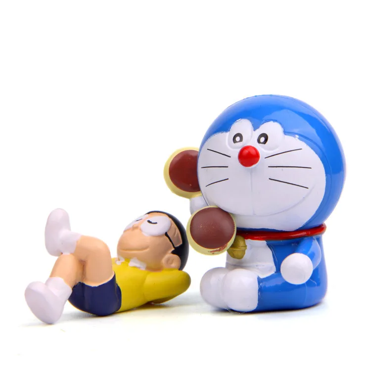 2 шт./компл. Doraemon цифры Рисунок ПВХ Куклы Шизука Минамото Такеши года Dorami Doranikov