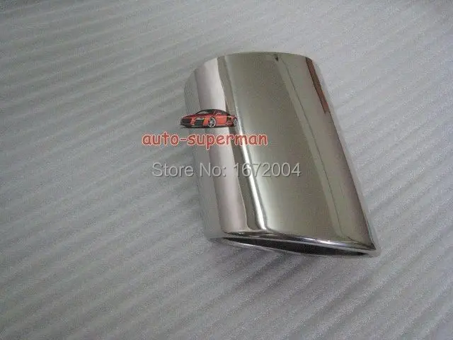 Хромированная выхлопная труба для BMW 3 Series E90 318D 318 2006 2010|pipe tip|pipe 1/2pipe exhaust |