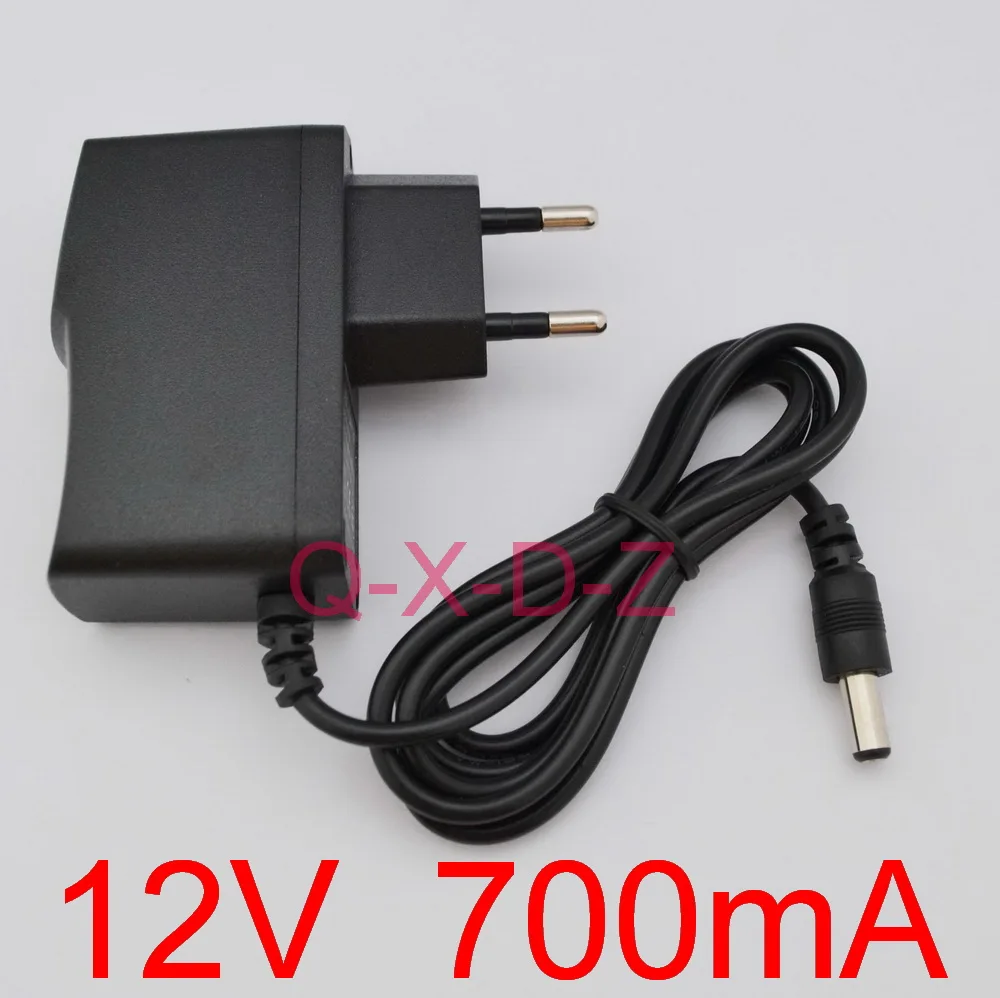 12V 700mA AC 100 V-240 V конвертер адаптер питания с переключением напряжения постоянного тока 12V 200mA 300mA 400mA 500mA 600mA 700mA 800mA питания ЕС штекер постоянного тока 5,5 мм x 2,1 мм - Цвет: 12V 700mA