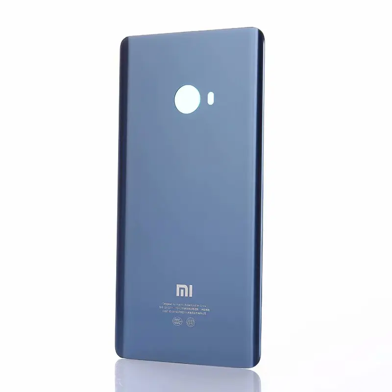 Корпус для Xiaomi Mi Note 2 Note2 стеклянная задняя крышка батарейного отсека Запасные части для мобильного телефона чехол - Цвет: Синий