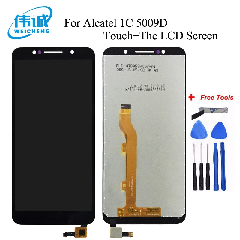 WEICHENG для Alcatel 1C 5009D 5009 OT5009 ЖК-дисплей + Фотоэлементы Бесплатные инструменты |