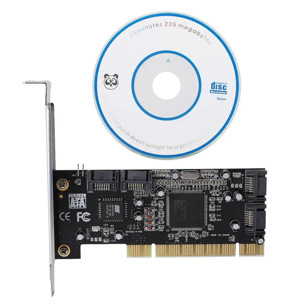 Горячие PCI к 4 Внутренний SATA порт 1 5 Гбит/с Sil3114 чипсет RAID контроллер карты