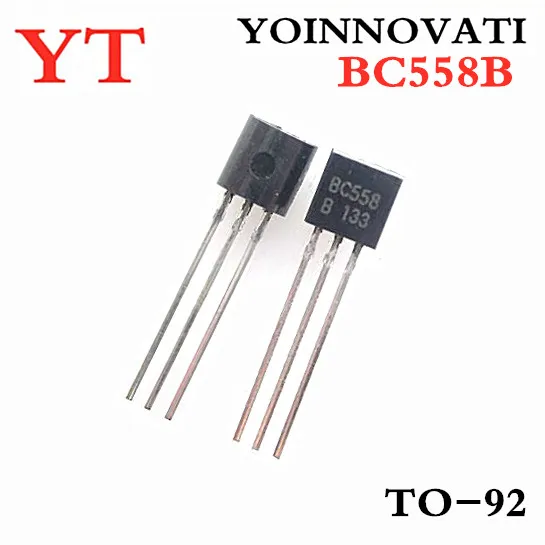 100 шт./лот BC558B BC558 TO 92 IC|Интегральные схемы| |